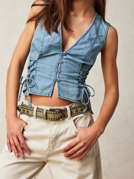 Free People Tops - Free People | Denim Vest | XS